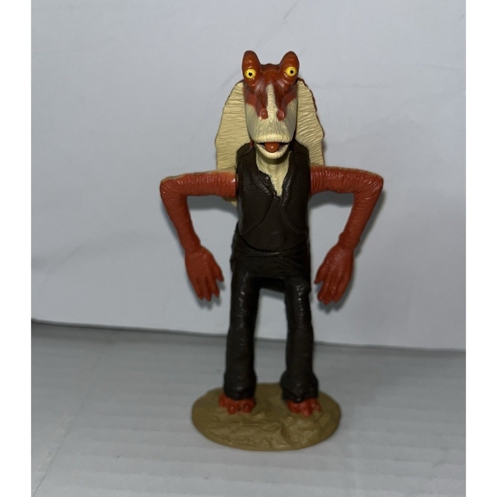 Star Wars Jar Jar Binks Action Figure Unisex OS Brown Gungan Episode I Figure